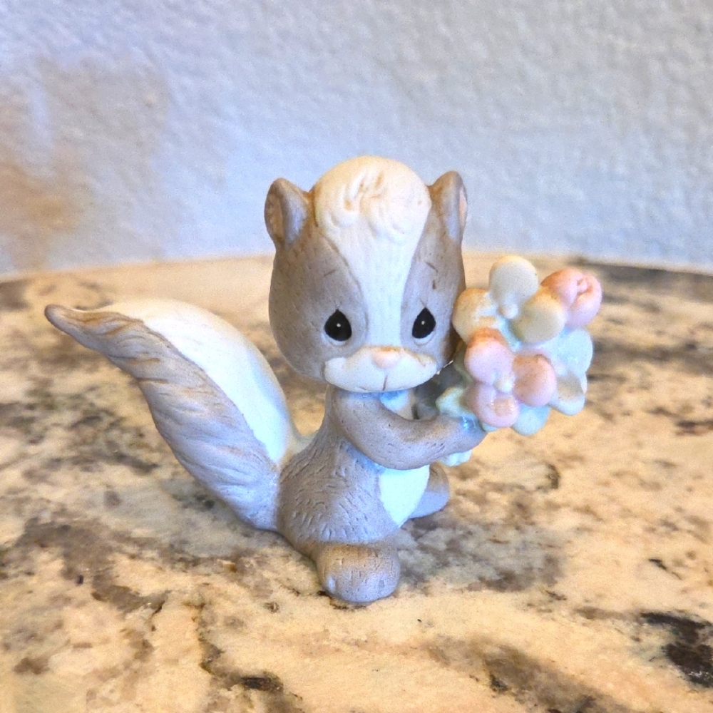 Precious Moments Skunk Figurine